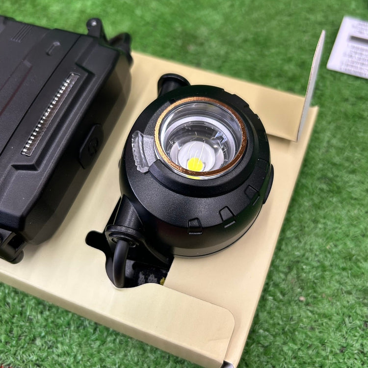 LEDヘッドライト 高輝度チップタイプ白色LED IP64 最大800lm 専用充電池（付属）/乾電池（単3形アルカリ電池×4本別売）兼用 HW-K634H 【野田愛宕店】