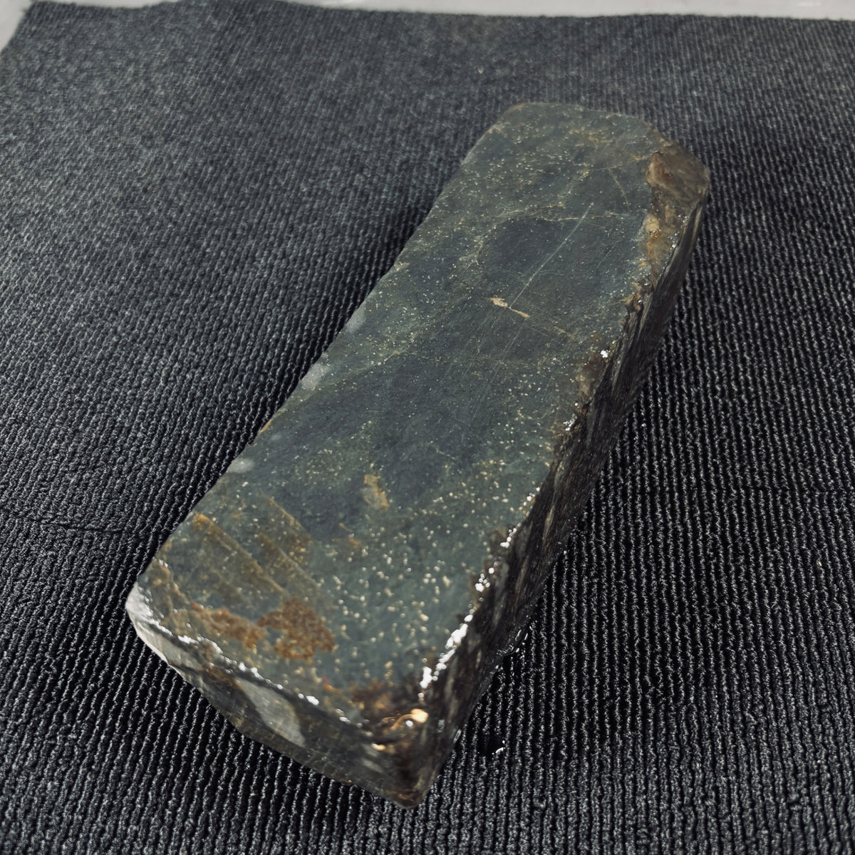 天然砥石　青砥　希少　サイズ70×205×45mm 【越谷店】