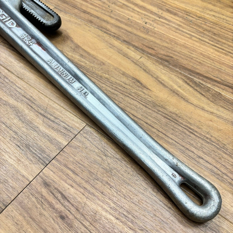 リジッド(RIDGID) 600mm アルミパイプレンチ 824 【船橋馬込店】
