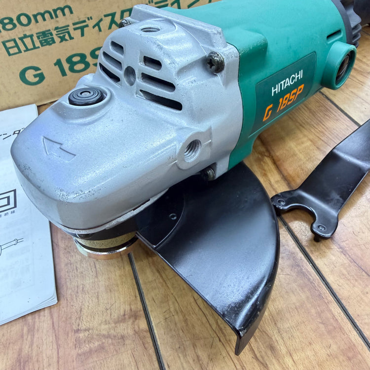 極美品 180mm電気ディスクグラインダー G18SP サイドハンドル ピンレンチ付属【リライズ蓮田店】