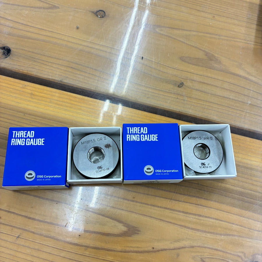 OSG(オーエスジー) ネジリングゲージ M18 p1.5 GR WRセット 【蓮田店】