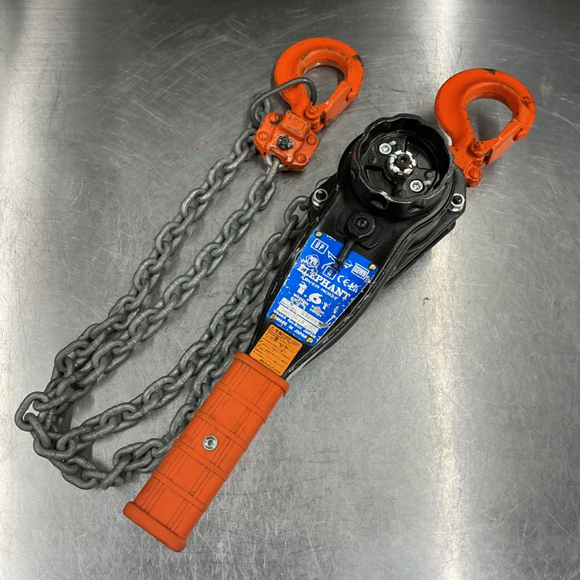 ◆象印(ELEPHANT) レバーブロック YA-160 1.6t 【越谷店】