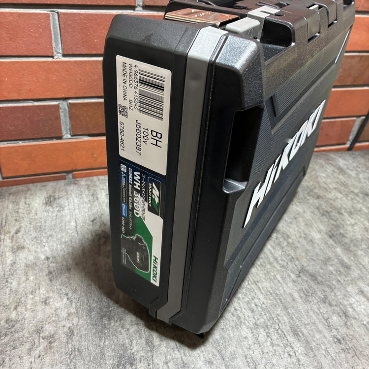 コードレスインパクトドライバー ストロングブラック WH36DD(2XHBSZ) 【市川行徳店】