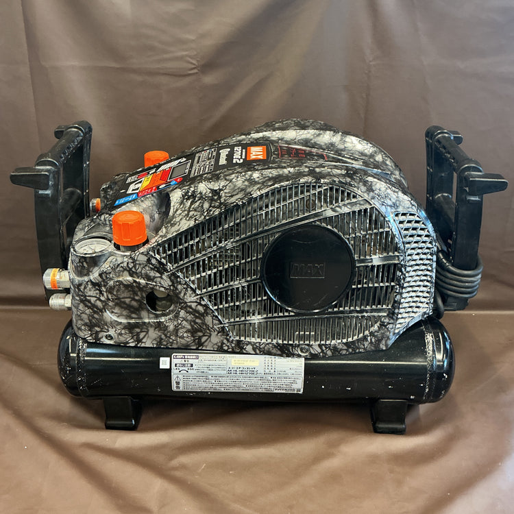 【ジャンク・圧力上がりません】 マックス MAX 高圧専用エアコンプレッサ AK-HL1270E2 限定色 ガイアシルバー 【越谷店】