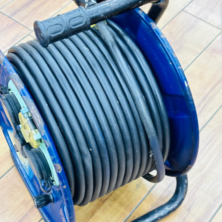 100V 防雨防塵型 温度センサー付 漏電保護専用ブレーカー付 30m コードリール NPW-EB33-SP 【中古】 【蓮田店】