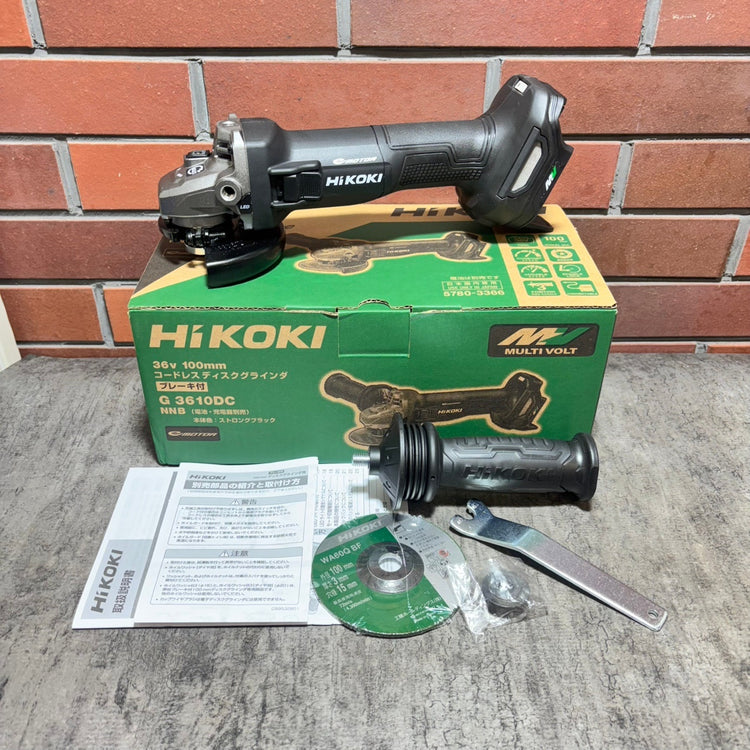 ◆ハイコーキ(HiKOKI) ディスクグラインダー G3610DC(NNB) 【市川行徳店】
