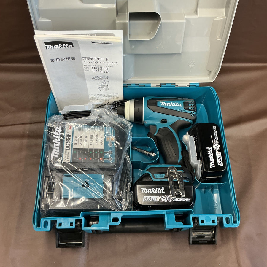 【未使用・フルセット】 マキタ makita 18V 充電式4モードインパクトドライバ TP141DRGX 【越谷店】