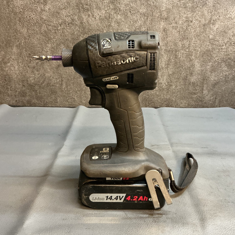 【中古】パナソニック(Panasonic) 充電式インパクトドライバ EZ75A7LS2F-B  【越谷店】