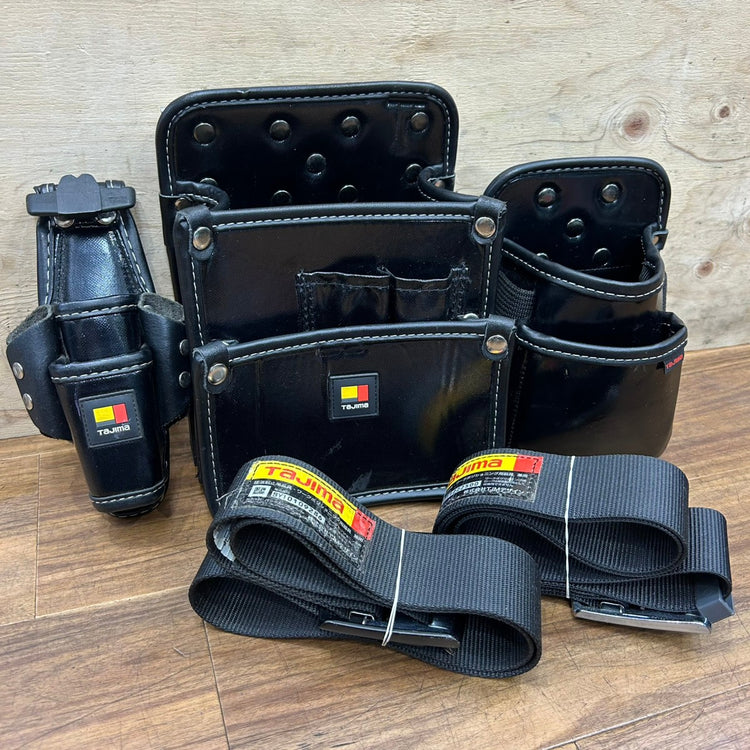 良品 タジマ (Tajima) セフツールバッグセット TB-TBAG 腰袋 セフホルダー 胴ベルト 腰道具  【船橋馬込店】