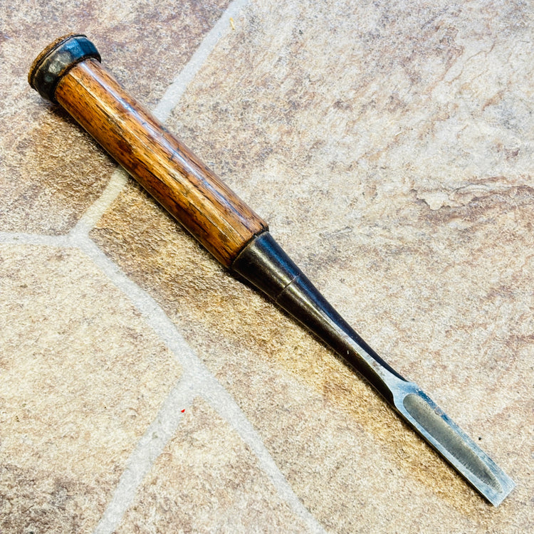 月市弘　追い入れ鑿　3分（刃幅9ｍｍ）全長185ｍｍ 【越谷店】