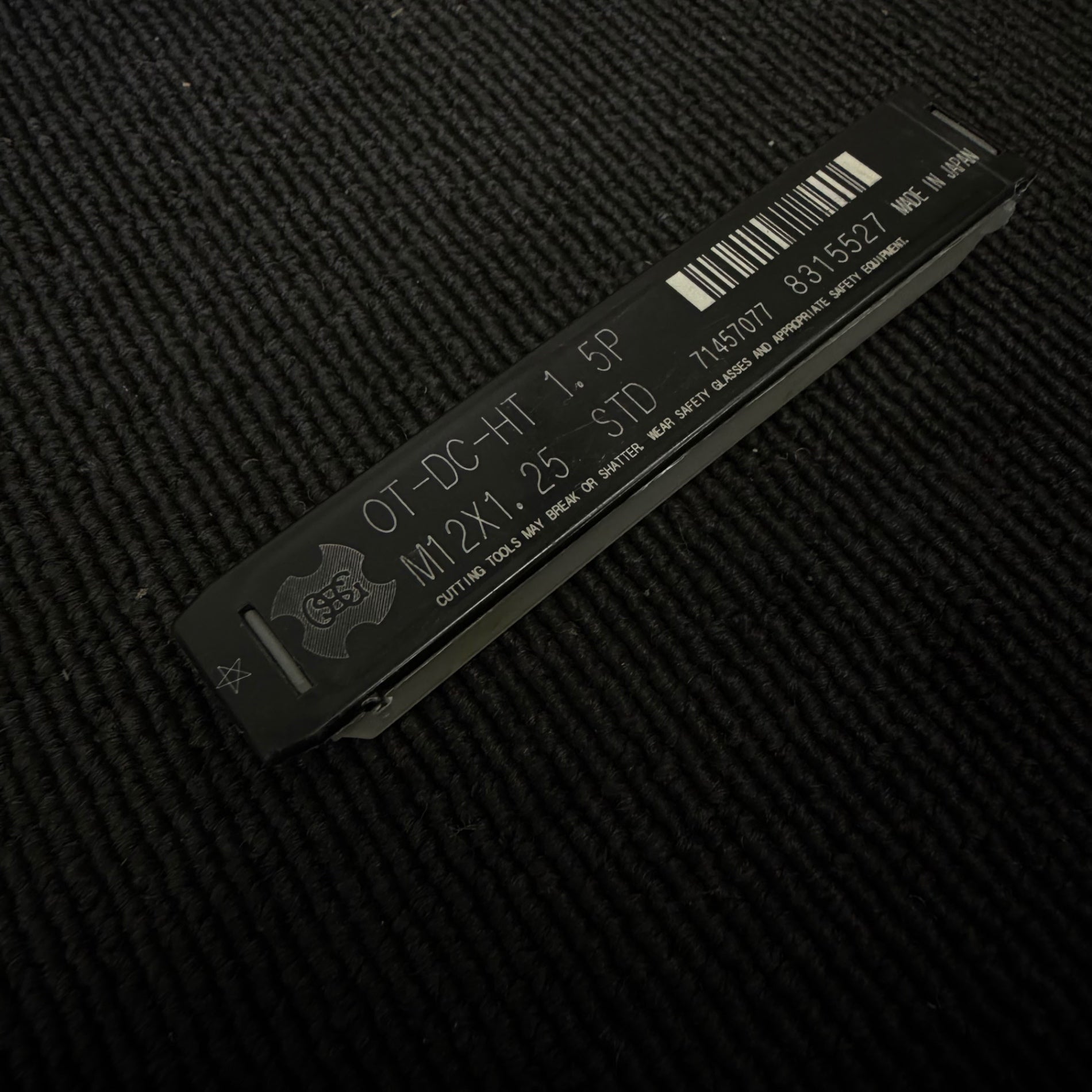 【ネコポス】極美品  超硬ダイカスト用ハンドタップ 8315527 OT-DC-HT-1.5P-OH4-M12X1.25 【リライズ蓮田店】