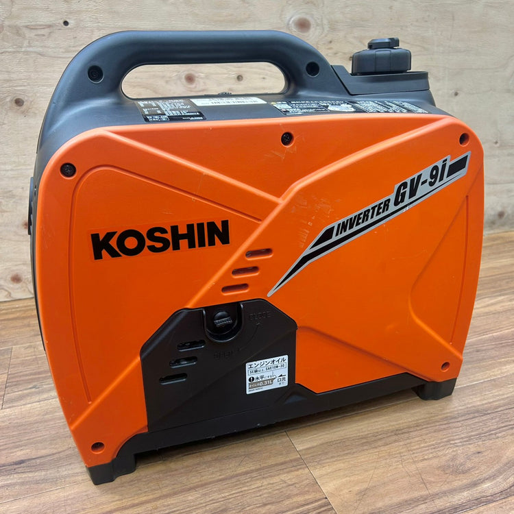 美品 工進 (KOSHIN) インバーター発電機 GV-9i 定格出力0.9kVA 【船橋馬込店】