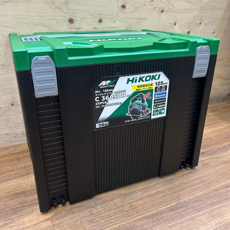 特別限定仕様 黒鯱チップソー2枚付き ハイコーキ (HIKOKI) 125mm 36V コードレスリフォーム用丸ノコ C3605DB(SK)(2XPSZ) 【船橋馬込店】