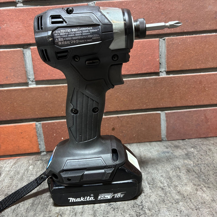 マキタ(makita) コードレスインパクトドライバー TD173DZB 本体未使用+中古バッテリー付き 【市川行徳店】