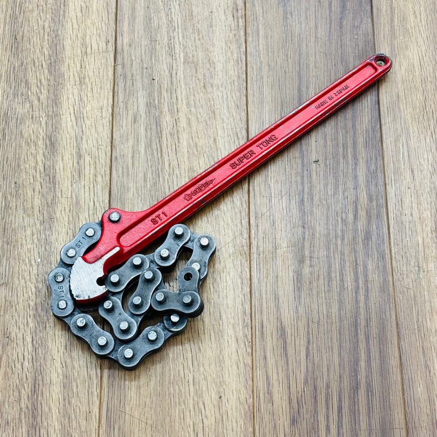 【こねこ便】程度良好 スーパーツール(SUPERTOOL) スーパートング ST1 1/4B(8A)～3B(80A)【リライズ蓮田店】