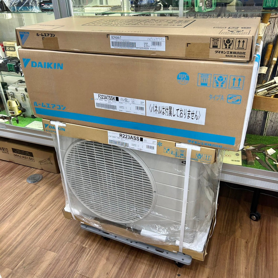 【店頭引取り限定】 ダイキン DAIKIN ルームエアコン risora（リソラ）S223ATSS 2023年モデル 6畳用 F223ATSSK R223ASS パネル BCF404A-T 【未使用】【船橋馬込店】