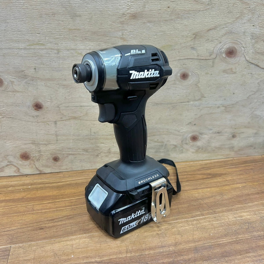 極美品 マキタ (makita) コードレスインパクトドライバー TD173DZB バッテリー付き BL1860B  【船橋馬込店】