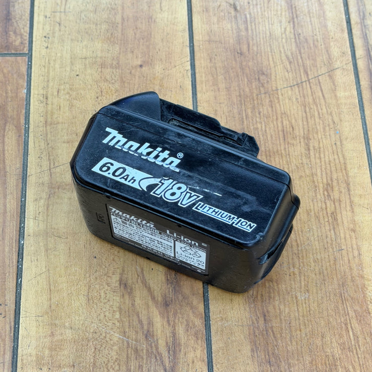 充電回数９回  純正品 リチウムイオンバッテリー 18V/6.0Ah BL1860B 【リライズ蓮田店】