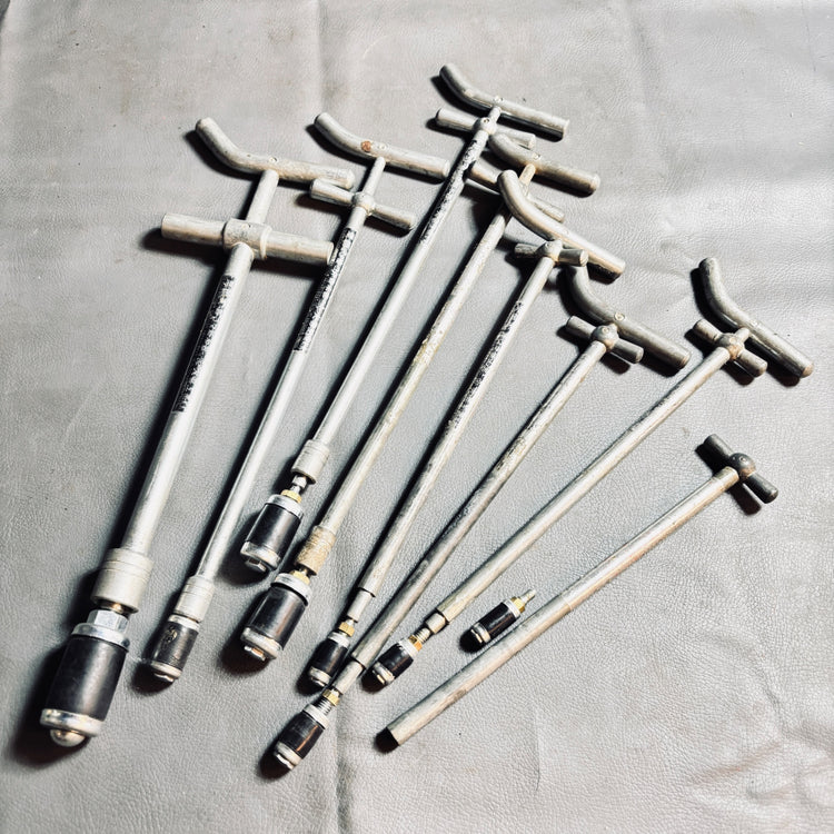 栗岡式置コマ断水器8本セット　現状品 【越谷店】