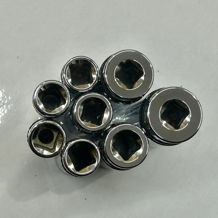 KTC ネプロス NB3L 9.5SQ ディープソケット 12角 8個セット クイックスピンナー付き NBE38 【船橋馬込店】