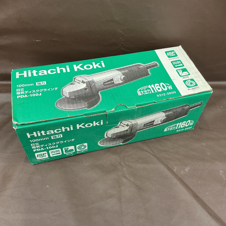 【長期保管未使用品】日立工機(HITACHI)・ハイコーキ(HiKOKI) 100mmディスクグラインダ PDA-100J 100V 【越谷店】