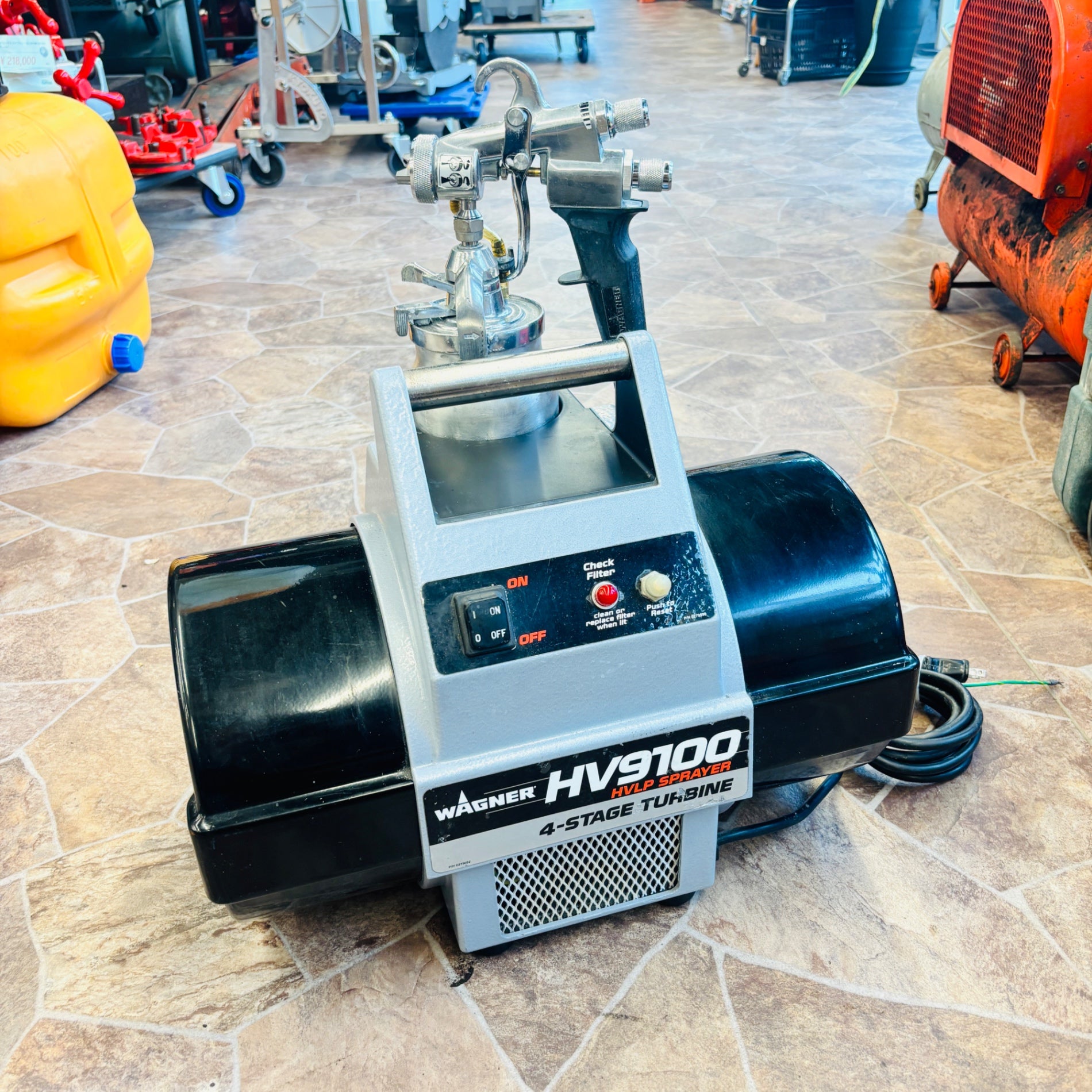 【セール！】 ◆ワグナー WAGNER 温風低圧塗装機 HV9100 スプレイヤー 4ステージ 【越谷店】