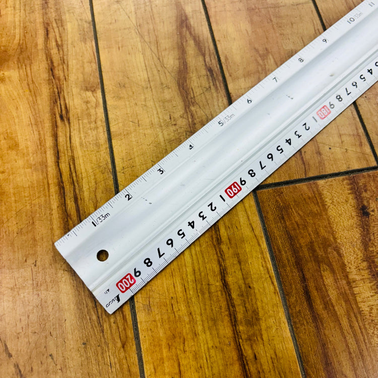 【引取限定】アルミカッター定規 カット師 2m W左基点 65091 【蓮田店】