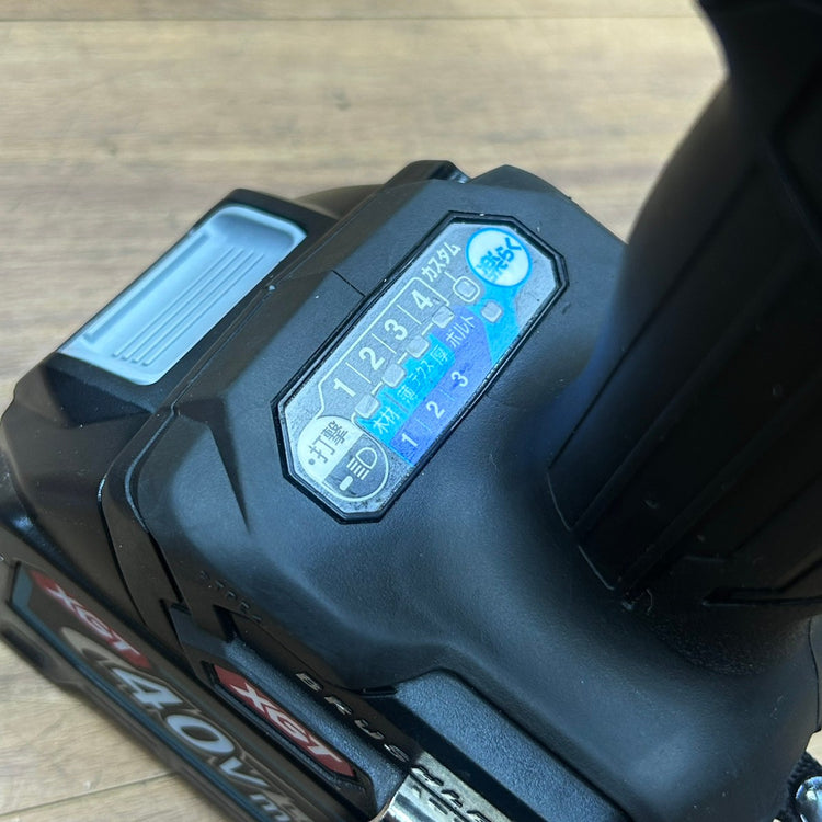 美品 マキタ (makita) 40V コードレスインパクトドライバー TD002GRDXB 黒 ブラック 【船橋馬込店】