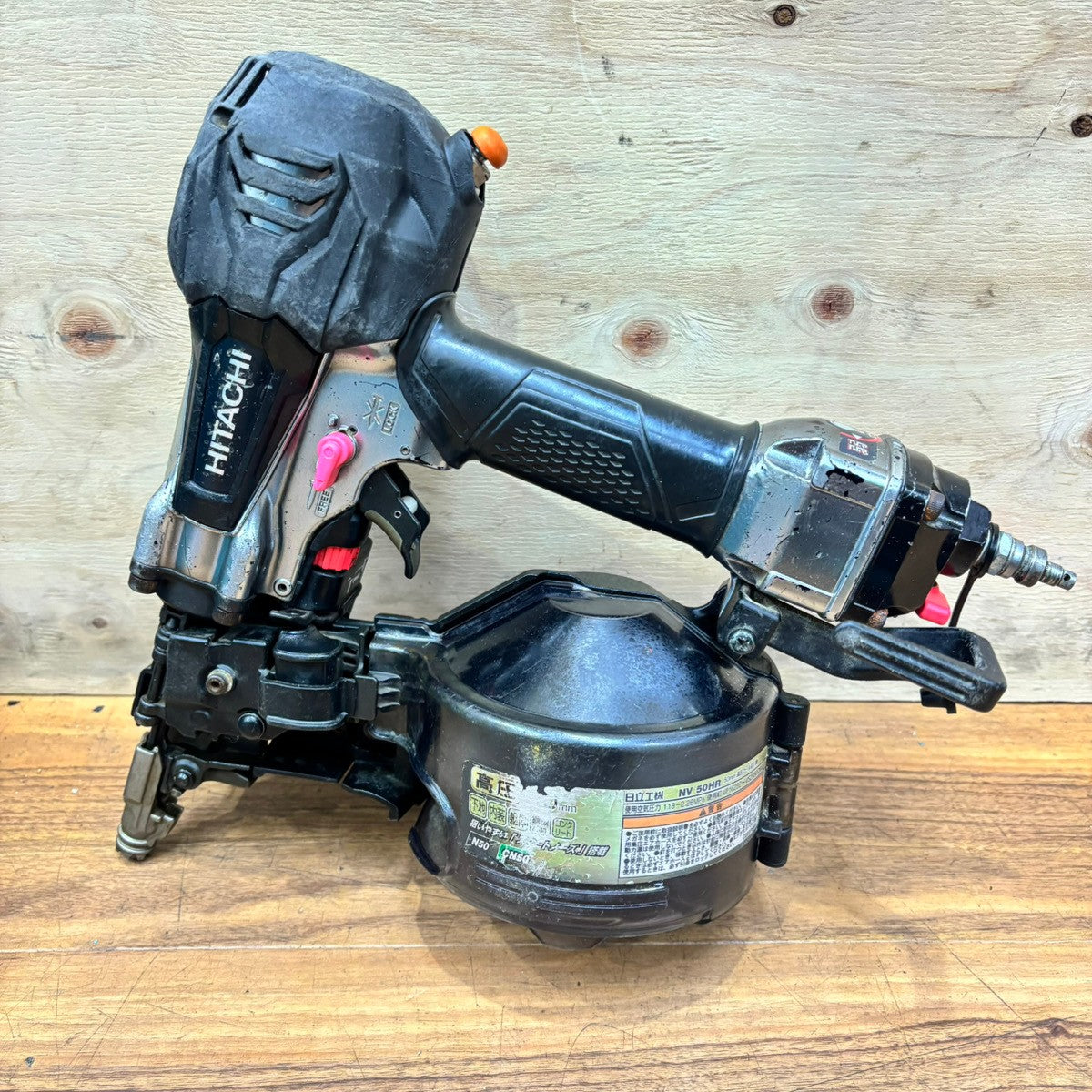 ▲ハイコーキ(HIKOKI) 高圧エア釘打ち機 NV50HR(SGK) 銀鏡モデル 【船橋馬込店】