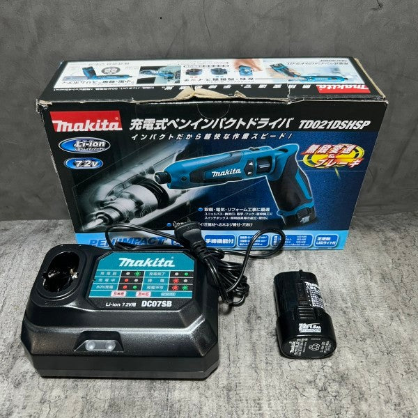 7.2V充電式ペンインパクトドライバ TD021D