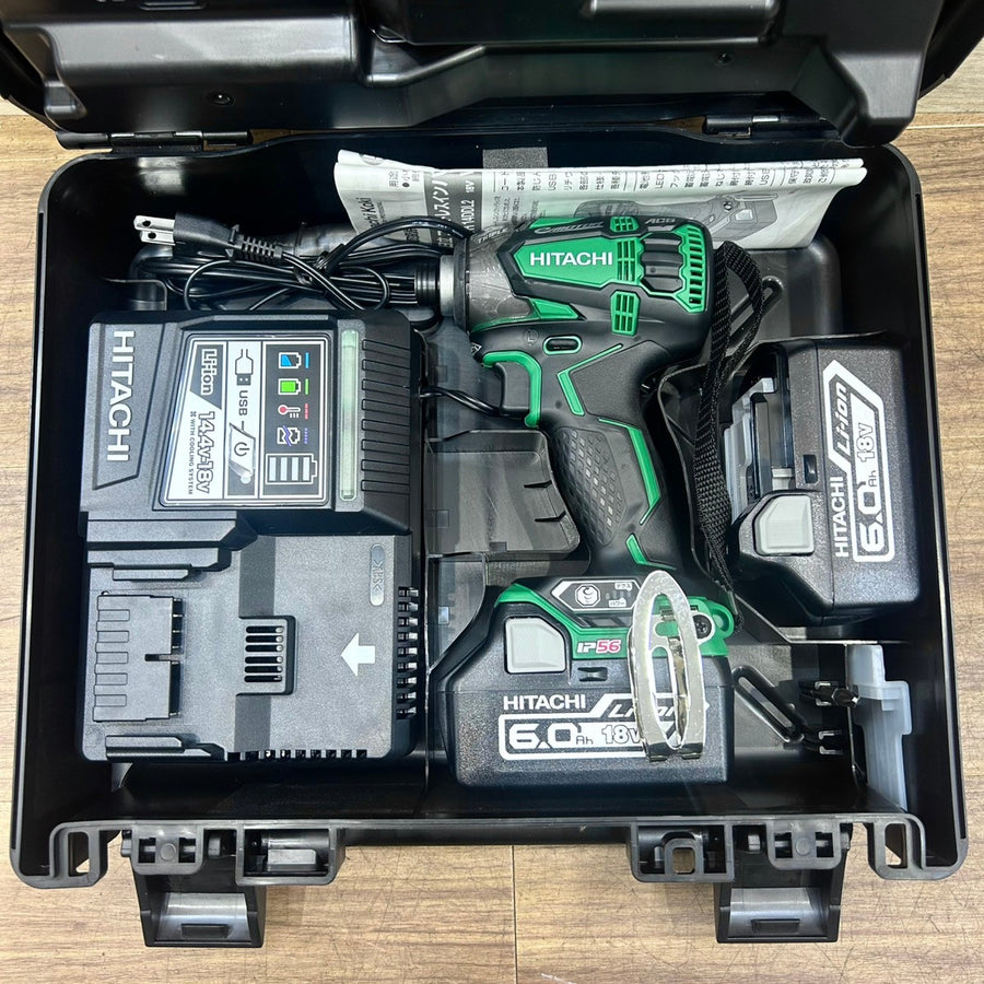 極美品 日立工機 ハイコーキ (HiKOKI) 18V コードレスインパクトドライバー WH18DDL2 2LYPK(L) 【船橋馬込店】