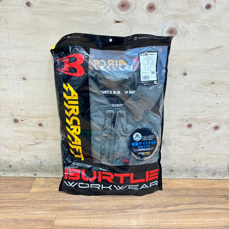 BURTLE バートル 春夏用 エアークラフト AC半袖ブルゾン XXLサイズ ミルスグリーン AC2006 【船橋馬込店】