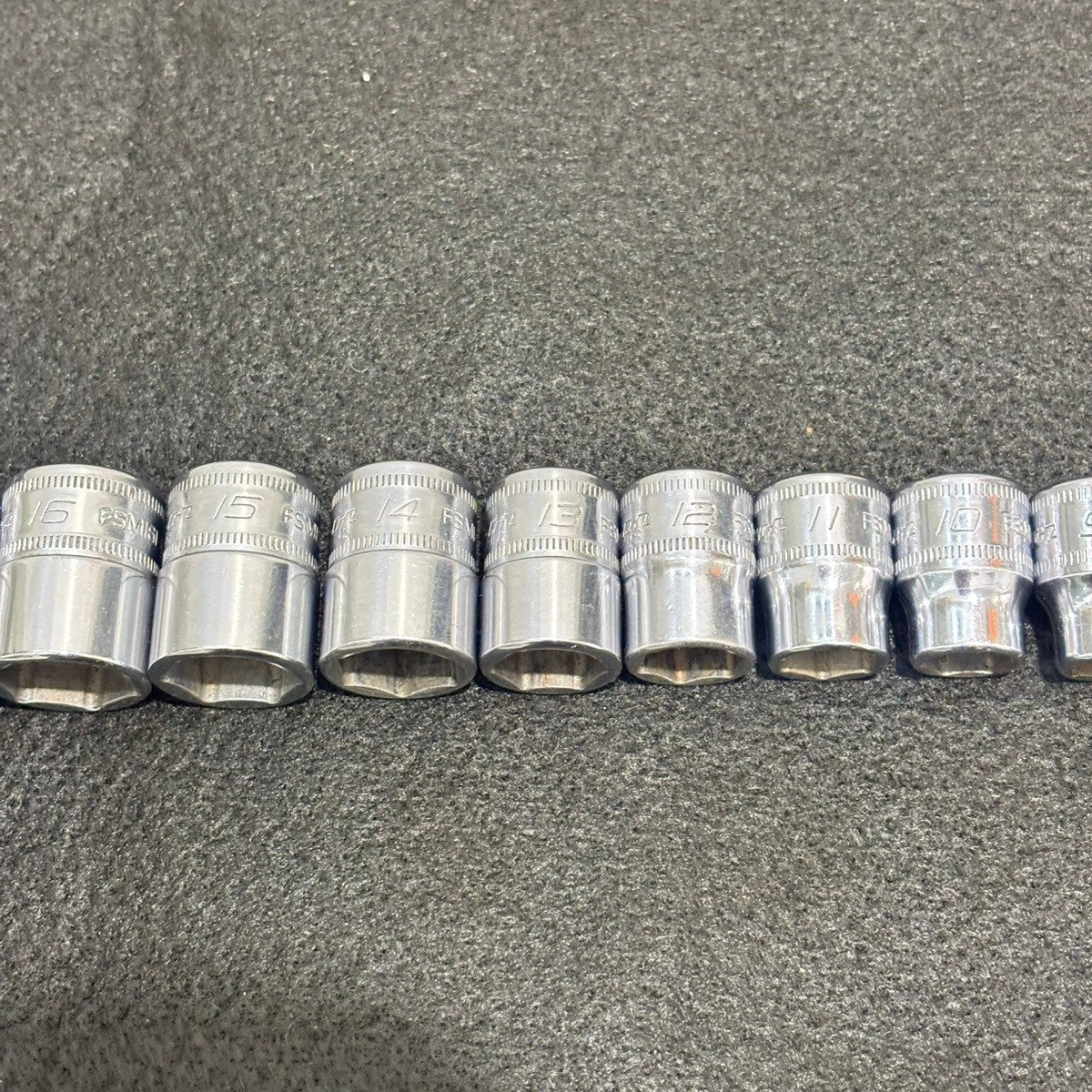 ▲Snap-on スナップオン 6角ショートソケット FSM 14個セット 【船橋馬込店】