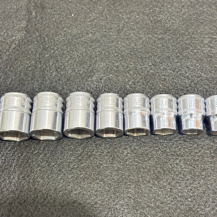 ▲Snap-on スナップオン 6角ショートソケット FSM 14個セット 【船橋馬込店】