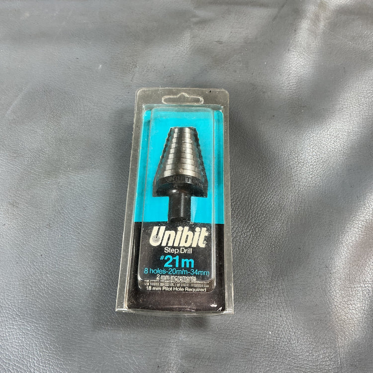【未使用】Unibit ステップドリル　#21m 13mmシャンク  【越谷店】