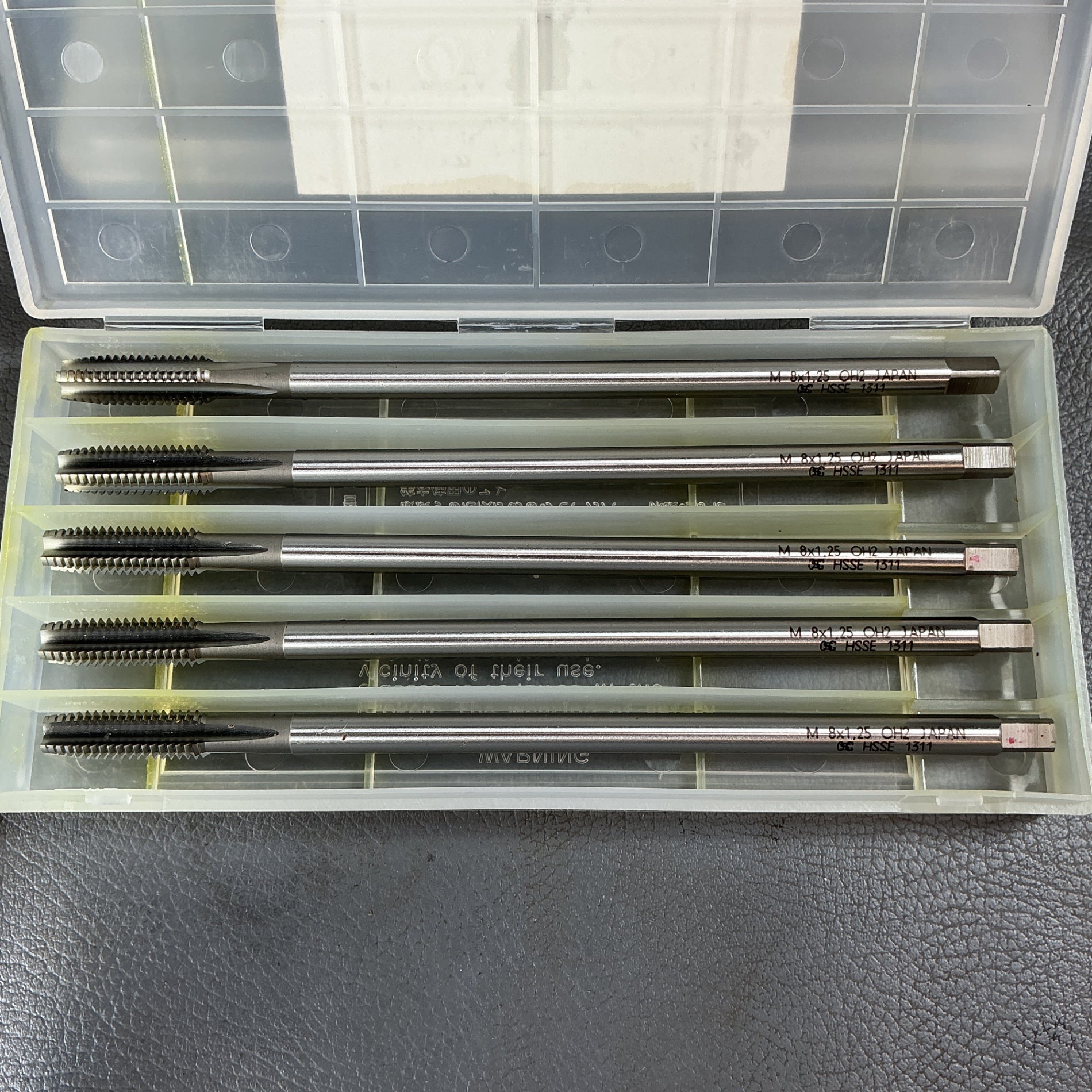 【未使用】OSG　ハンドタップ 一般用 ロングシャンク EX-LT M8×1.25×150　5本入りが2箱  【越谷店】