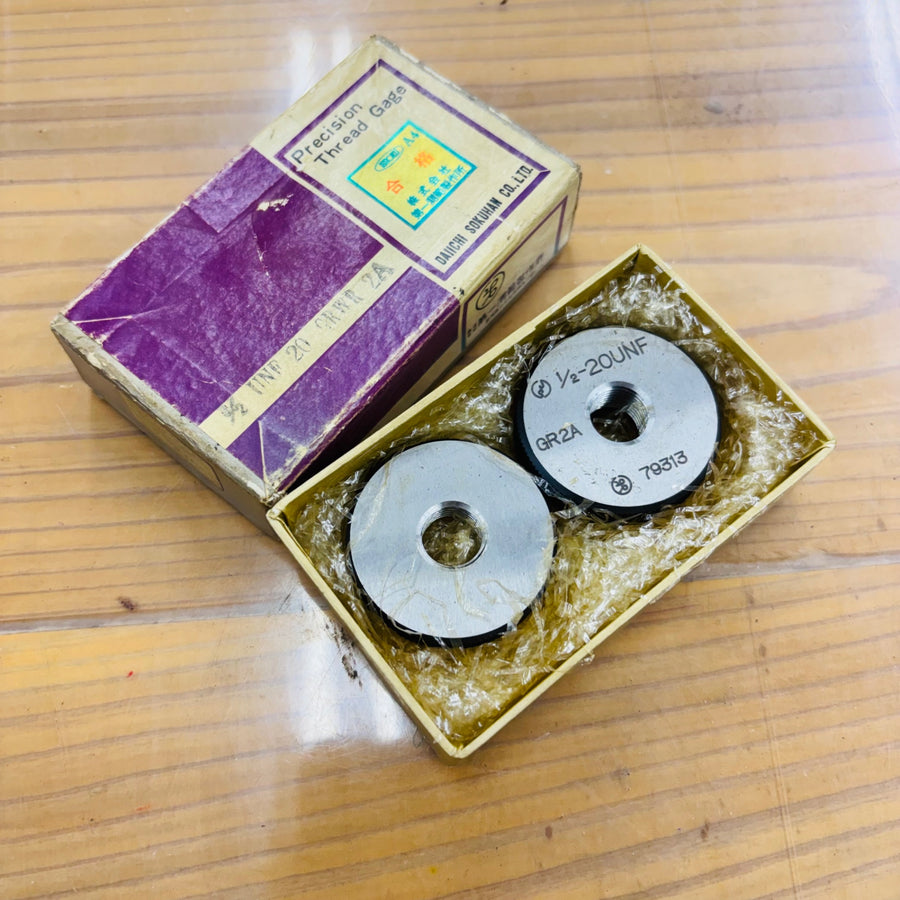 【ネコポス】保管品 未使用 ネジゲージ・ネジリングゲージ 1/2 UNF20 GRWR2A 【リライズ蓮田店】