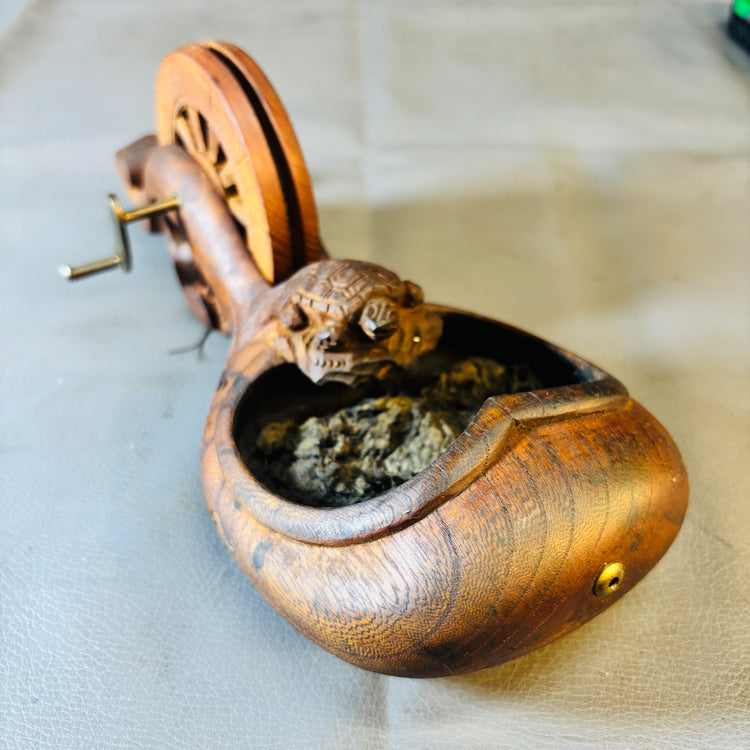 一文字宗秀作　墨壺　全長270mm 【越谷店】