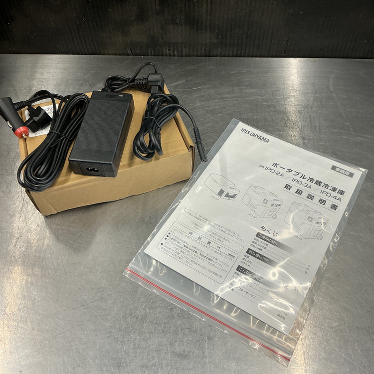 【中古美品】 アイリスオーヤマ ポータブル冷蔵庫 30L ブラック 急速冷凍 -20~20℃ キャスター付き IPD-3A-B 【越谷店】