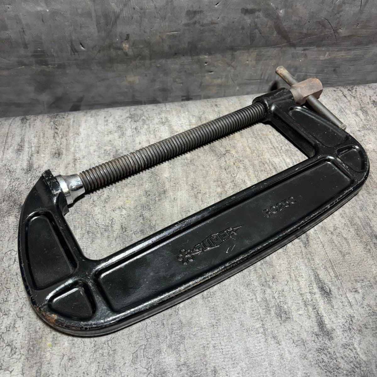 ◆スーパーツール(SUPER TOOL) スーパーツール 250㎜ シャコ万力(バーコ型) カチオン電着塗装 BC250 【市川行徳店】