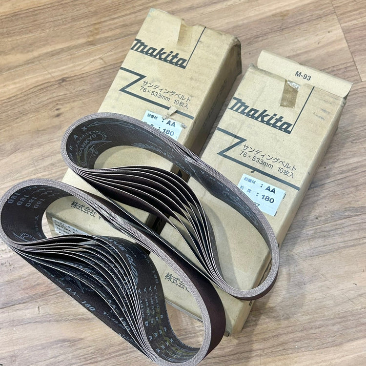 良品 マキタ makita 76mm ベルトサンダー 9903 サンディングベルト付き  【船橋馬込店】