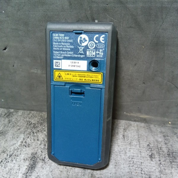 レーザー距離計 GLM7000 【市川行徳店】 ※校正等の精度の保証はございません