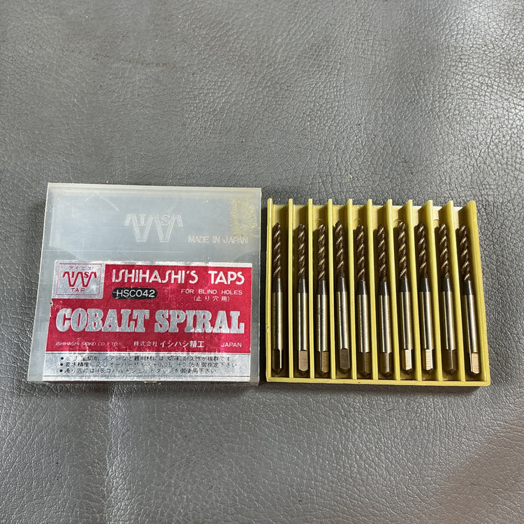 【未使用】イシハシ精工　止り穴用コバルトスパイラルタップ　M4とM3の2箱セット！  【越谷店】