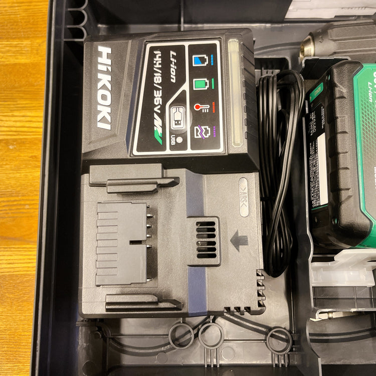【未使用】 HiKOKI ハイコーキ 18V 振動ドライバドリル DV18DD(2XCZ) セット品 【越谷店】