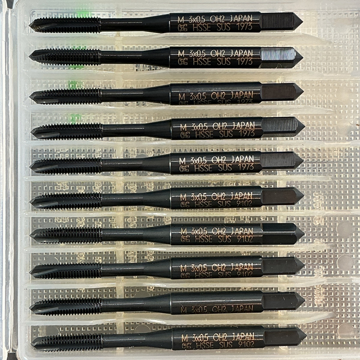 【未使用】OSG　ポイントタップシリーズ ステンレス用 EX-SUS-POT　M3×0.5　M4×0.7　40本セット 【越谷店】