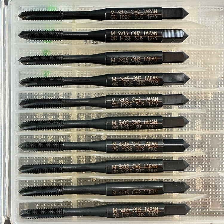 【未使用】OSG　ポイントタップシリーズ ステンレス用 EX-SUS-POT　M3×0.5　M4×0.7　40本セット 【越谷店】