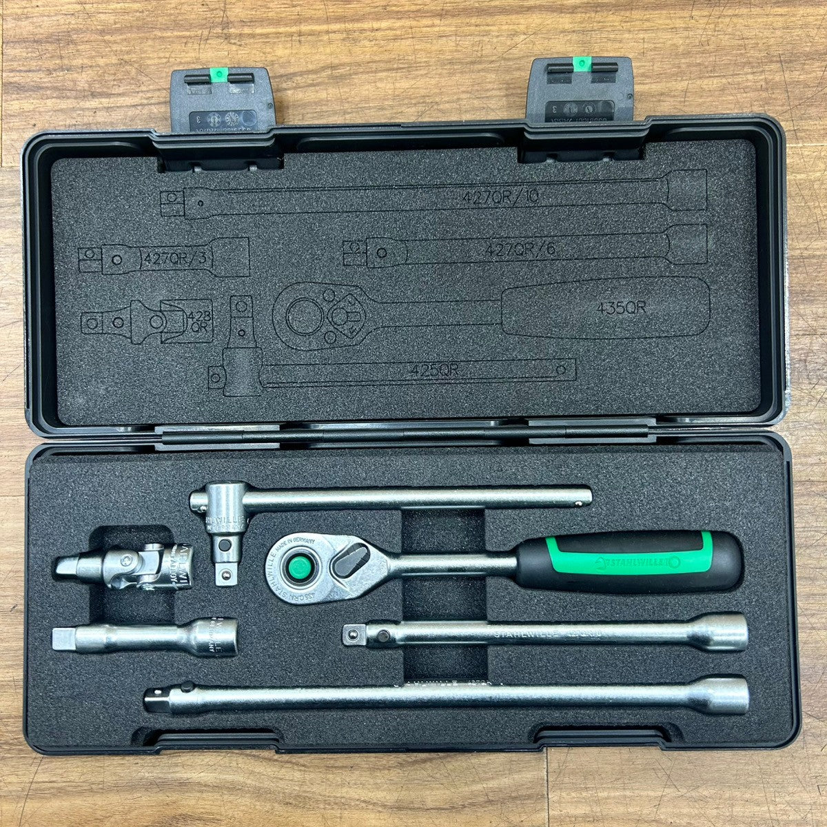 スタビレー STAHLWILLE 435QR N/6  3/8 ラチェットハンドルセット 【船橋馬込店】