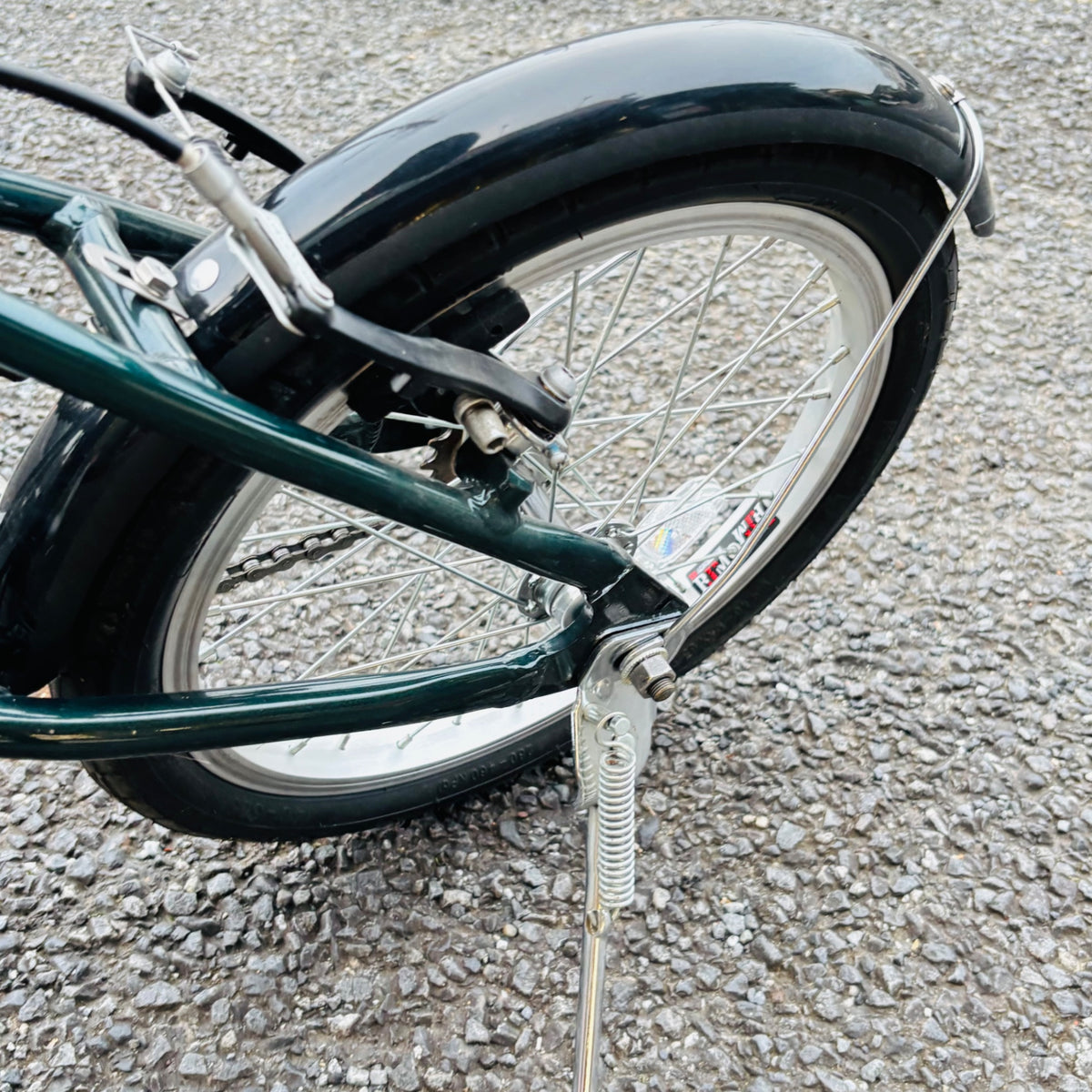 【引取限定】状態良 16インチ 折り畳み自転車 グリーン 【リライズ蓮田店】