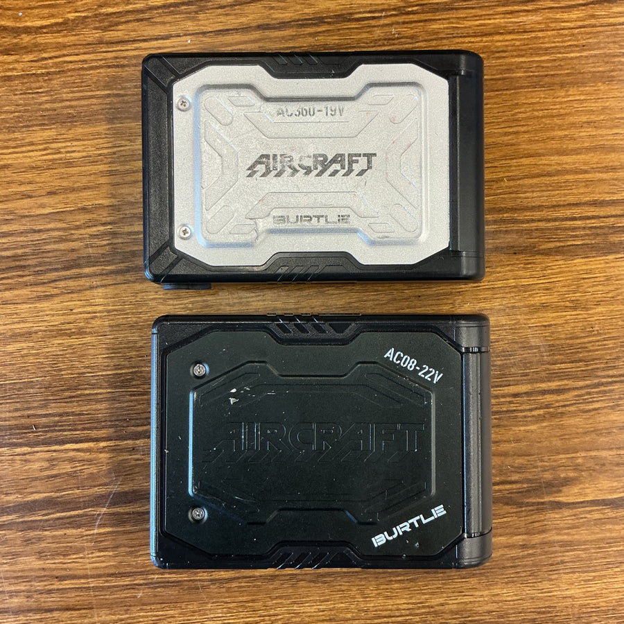 【夏のお供】 バートル BURTLE 空調服バッテリ 2点セット19Vバッテリ AC360 22Vバッテリ AC08 充電器付き 京セラ製 【中古】 【越谷店】