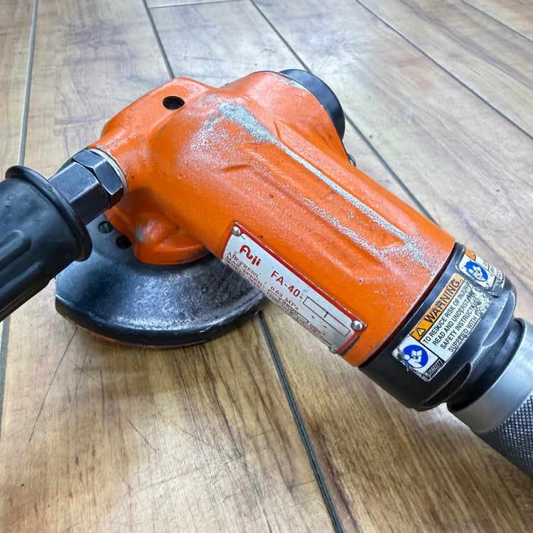 エア漏れ無く回転動作良好 100mm エアアングルグラインダー FA-40-1 【リライズ蓮田店】
